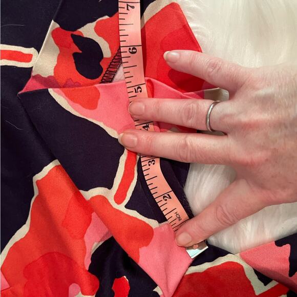 NEW The Limited Drew Fit Low Rise Watercolor Poppy Print Cotton Shorts Sz 2 NWT - Picture 15 of 15